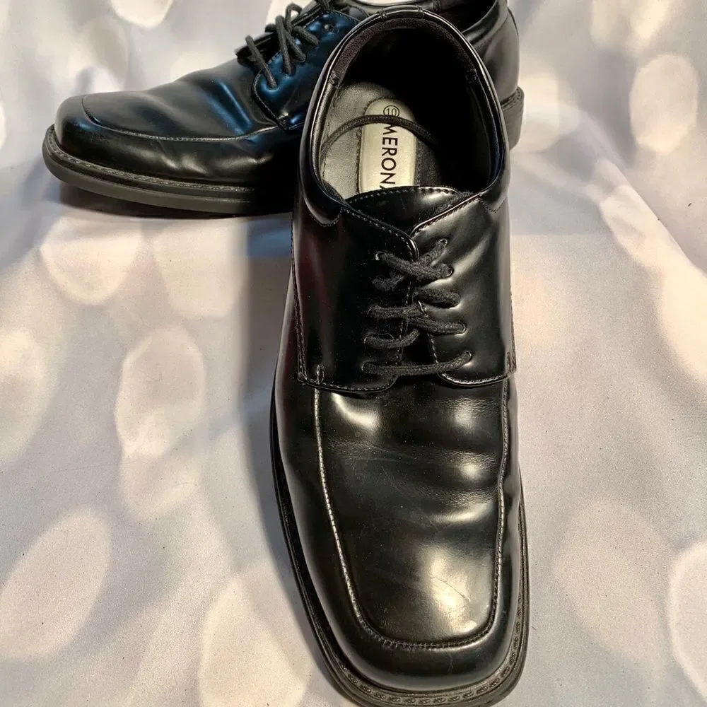 BLACK TIE UP SHOES by MERONA SIZE 10